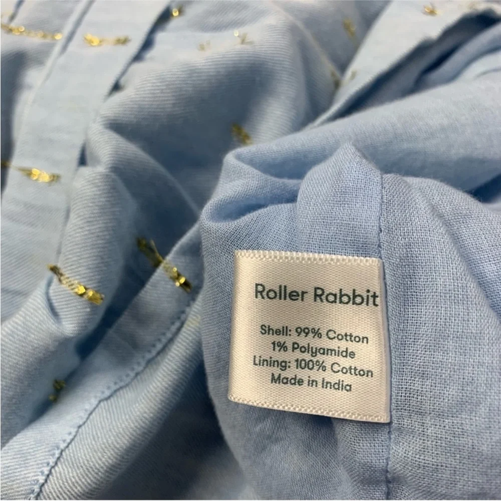 Roller Rabbit Blue Weir Tamania Dress Medium - Picture 3 of 10